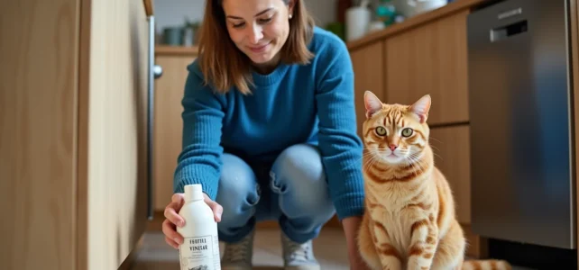 Le vinaigre blanc en répulsif pour chats : mythe ou solution naturelle efficace ?